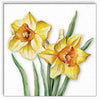 Guardanapo para Decoupage Ambiente 33x33cm com 2 Unidades - Narcisos em Flor