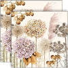 Guardanapo para Decoupage Ambiente 33x33cm com 2 Unidades - Flores Secas