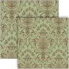 Guardanapo para Decoupage Ambiente 33x33cm com 20 Unidades - Ornamento Barroco Verde