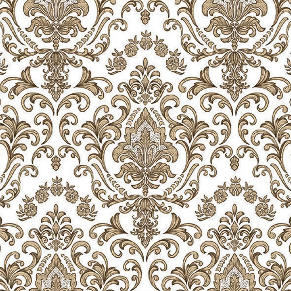 Guardanapo para Decoupage Ambiente 33x33cm com 2 Unidades - Ornamento Barroco Ouro