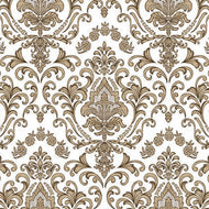 Guardanapo para Decoupage Ambiente 33x33cm com 2 Unidades - Ornamento Barroco Ouro