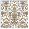 Guardanapo para Decoupage Ambiente 33x33cm com 2 Unidades - Ornamento Barroco Ouro