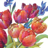 Guardanapo para Decoupage Ambiente 33x33cm com 20 Unidades - Tulipas da Alegria