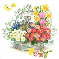 Guardanapo para Decoupage Ambiente 33x33cm com 20 Unidades - Flores de Primavera