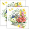 Guardanapo para Decoupage Ambiente 33x33cm com 20 Unidades - Flores de Primavera