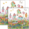 Guardanapo para Decoupage Ambiente 33x33cm com 20 Unidades - Casas de Pássaros