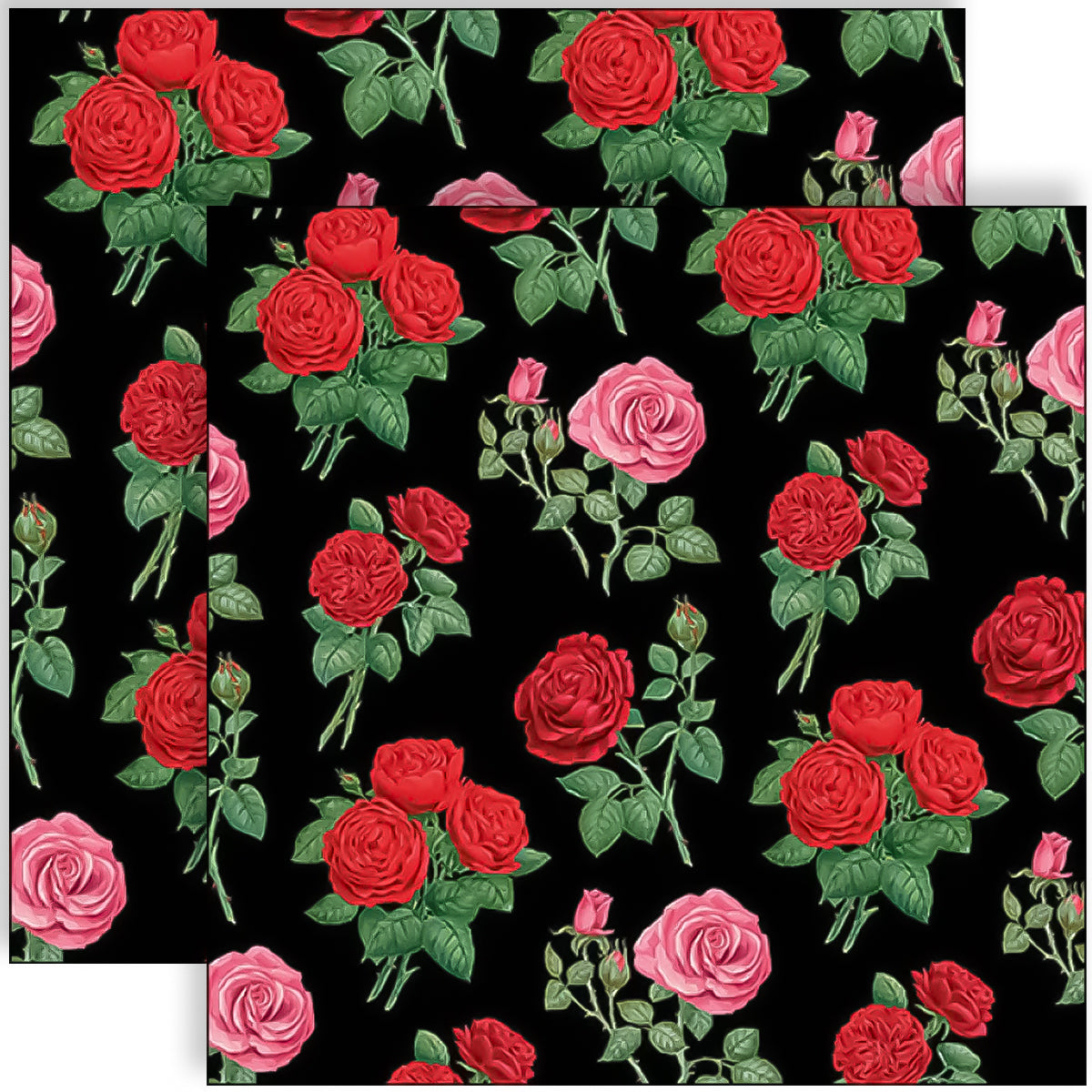 Guardanapo para Decoupage Ambiente 33x33cm com 2 Unidades - Rosas Vermelhas