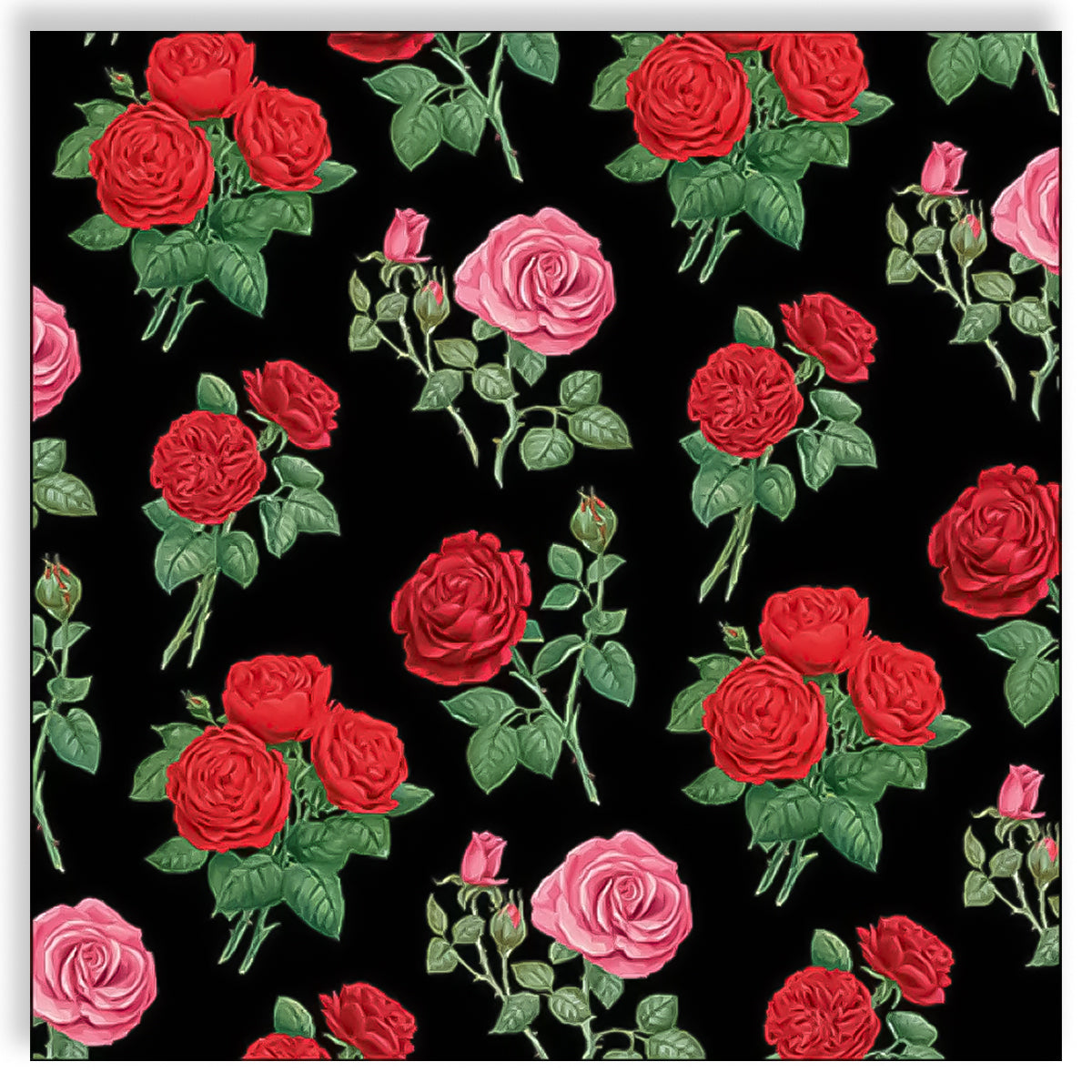 Guardanapo para Decoupage Ambiente 33x33cm com 2 Unidades - Rosas Vermelhas