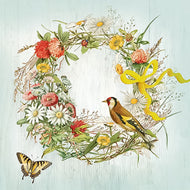 Guardanapo para Decoupage Ambiente 33x33cm com 20 Unidades - Coroa de Flores
