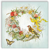 Guardanapo para Decoupage Ambiente 33x33cm com 20 Unidades - Coroa de Flores