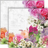 Guardanapo para Decoupage Ambiente 33x33cm com 20 Unidades - Borda de Flores Mistas