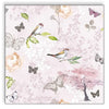 Guardanapo para Decoupage Ambiente 33x33cm com 20 Unidades - Pássaros e Borboletas Rosa