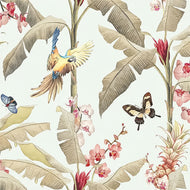 Guardanapo para Decoupage Ambiente 33x33cm com 20 Unidades - Aves & Palmeiras