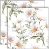 Guardanapo para Decoupage Ambiente 33x33cm com 2 Unidades - Margaridas Brancas