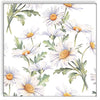 Guardanapo para Decoupage Ambiente 33x33cm com 2 Unidades - Margaridas Brancas