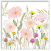 Guardanapo para Decoupage Ambiente 33x33cm com 20 Unidades - Flores Brancas