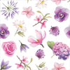 Guardanapo para Decoupage Ambiente 33x33cm com 2 Unidades - Cabeças de Flores