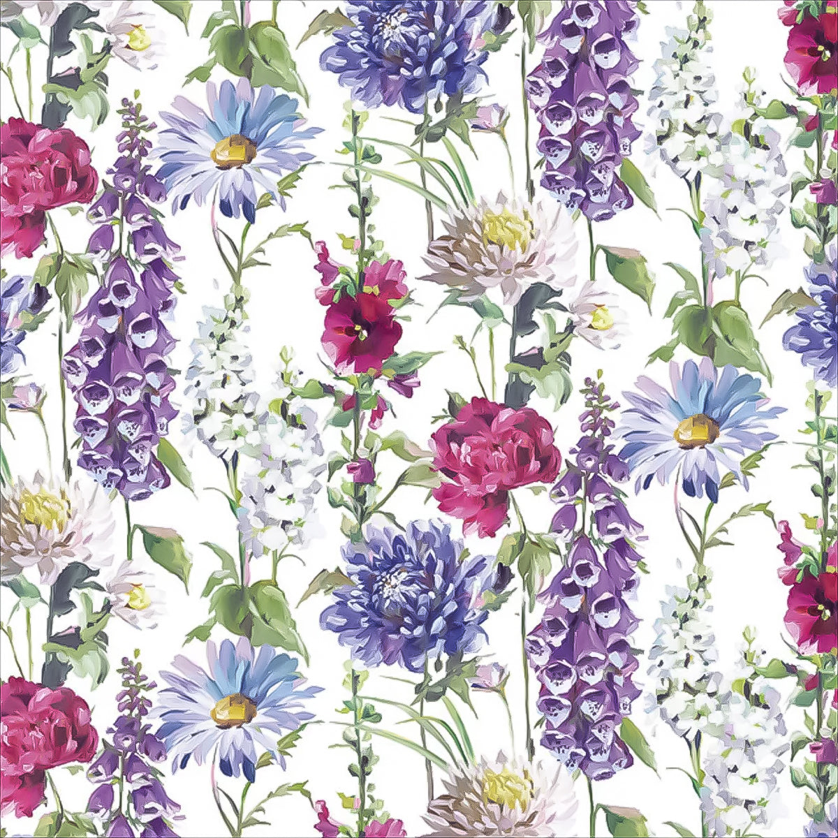 Guardanapo para Decoupage Ambiente 33x33cm com 2 Unidades - Ramo Floral
