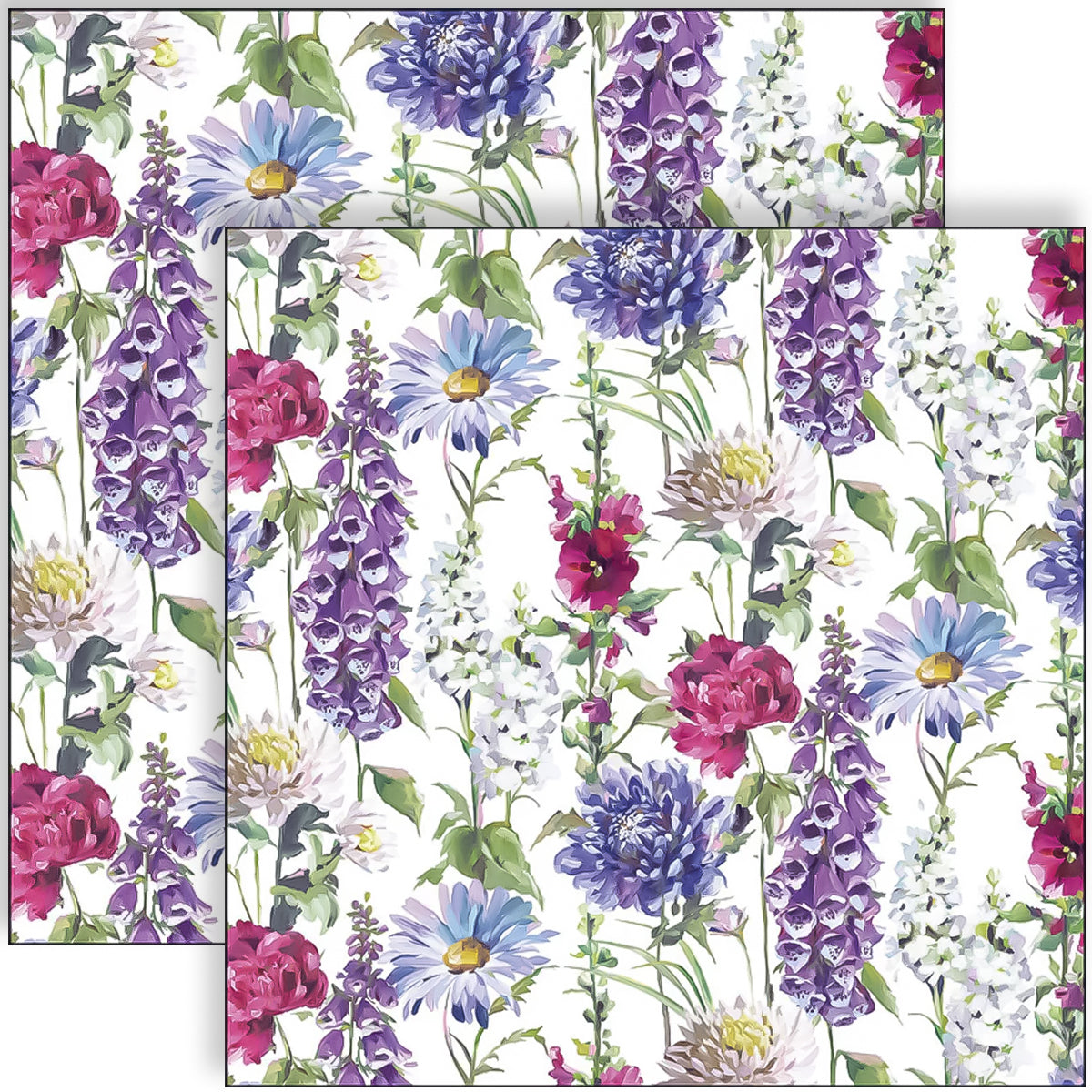 Guardanapo para Decoupage Ambiente 33x33cm com 2 Unidades - Ramo Floral
