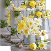 Guardanapo para Decoupage Ambiente 33x33cm com 20 Unidades - Narcisos em Vaso