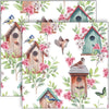 Guardanapo para Decoupage Ambiente 33x33cm com 20 Unidades - Casa de Pássaros de Madeira