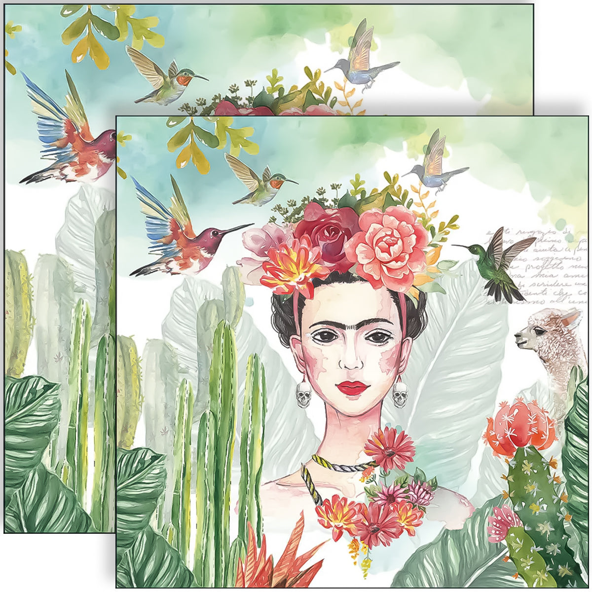 Guardanapo para Decoupage Ambiente 33x33cm com 2 Unidades - Dorothy