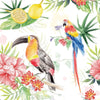 Guardanapo para Decoupage Ambiente 33x33cm com 20 Unidades - Aves Tropicais