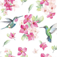 Guardanapo para Decoupage Ambiente 33x33cm com 20 Unidades - Beija-flores
