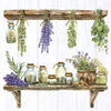 Guardanapo para Decoupage Ambiente 33x33cm com 2 Unidades - Cozinha de Ervas