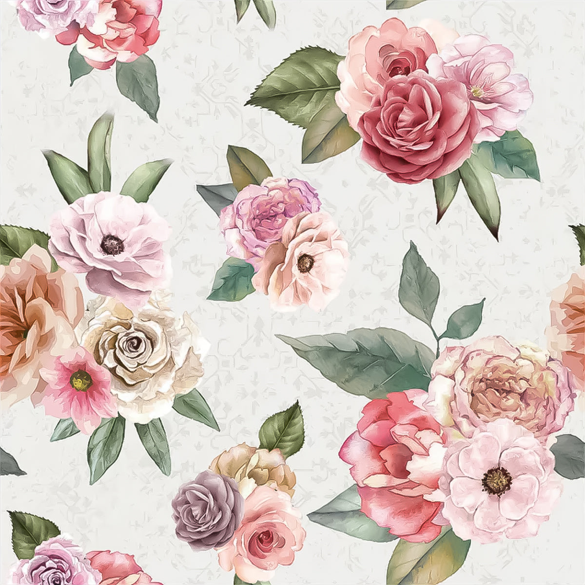 Guardanapo para Decoupage Ambiente 33x33cm com 20 Unidades - Rosas