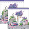 Guardanapo para Decoupage Ambiente 33x33cm com 20 Unidades - Decoração de Lavanda 