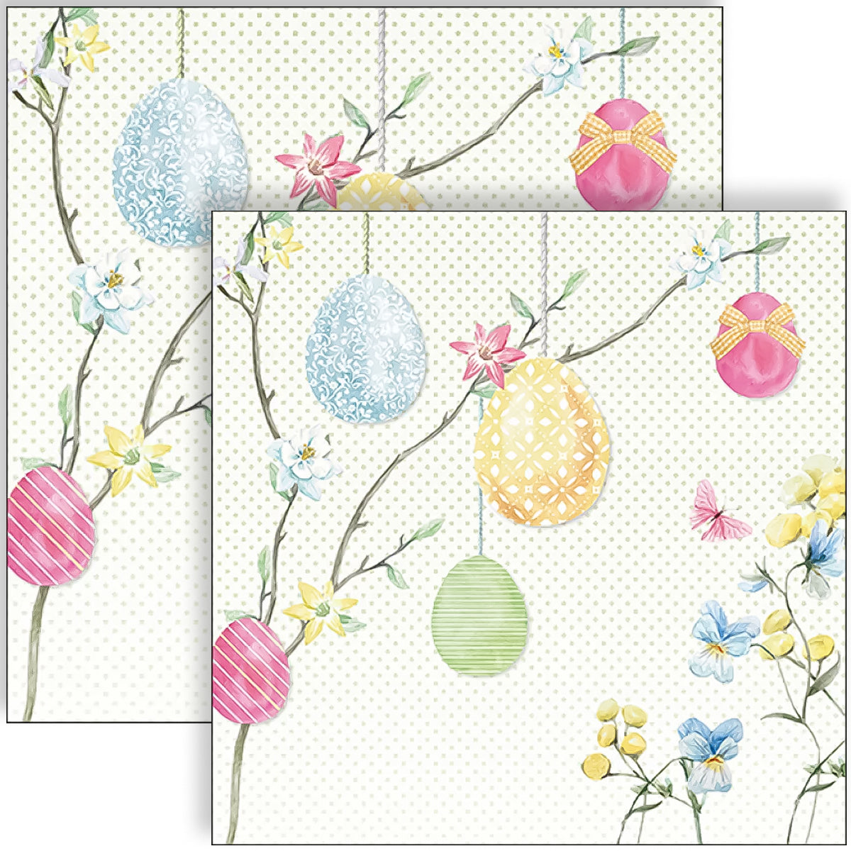 Guardanapo para Decoupage Ambiente 33x33cm com 20 Unidades - Ovos Páscoa