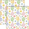 Guardanapo para Decoupage Ambiente 33x33cm com 2 Unidades - Ovos de Páscoa e Flores