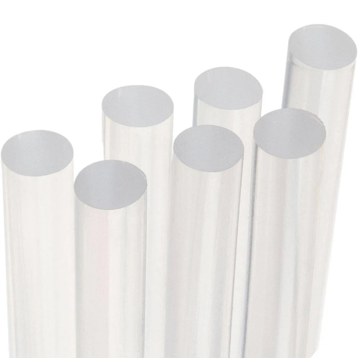 Pacote Bastões Cola Quente Grosso 1kg Semi-transparente - Make+