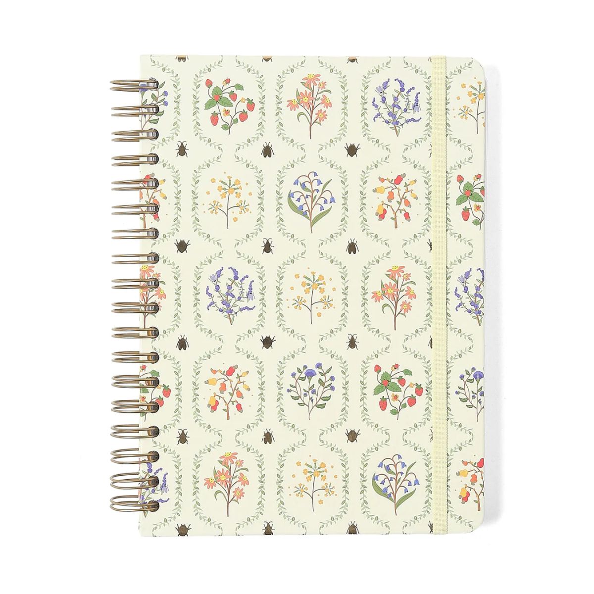 Caderno Colegial Espiral Jardim Pautado para Estudos e Anotações - Cícero