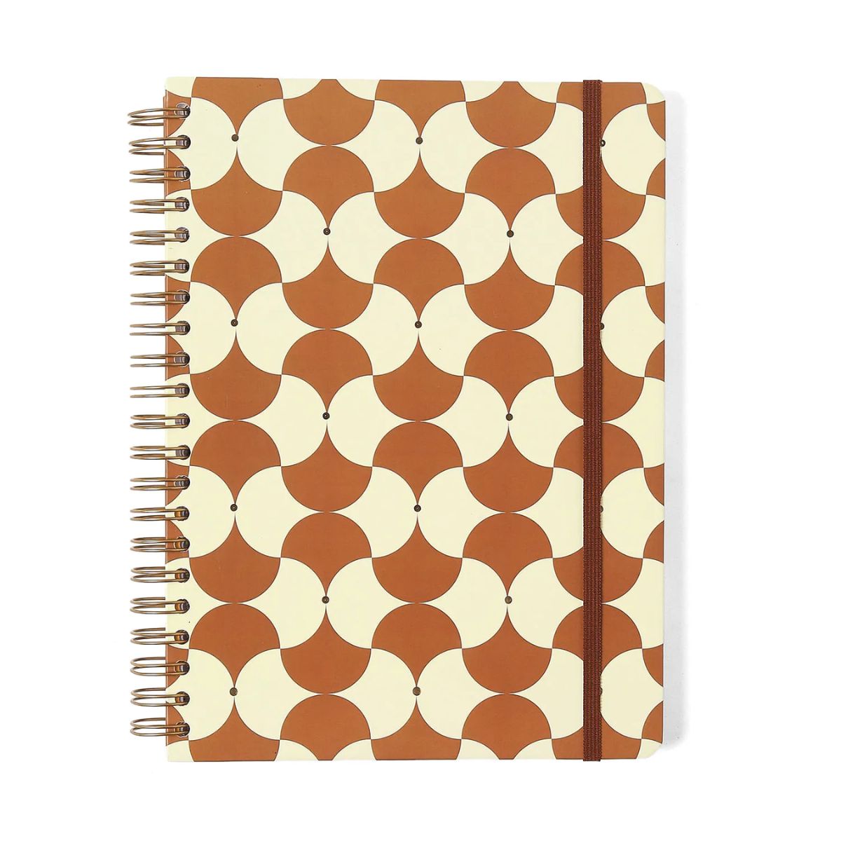 Caderno Universitário Espiral Bossa Nova Pautado Caramelo para Estudos e Anotações - Cícero