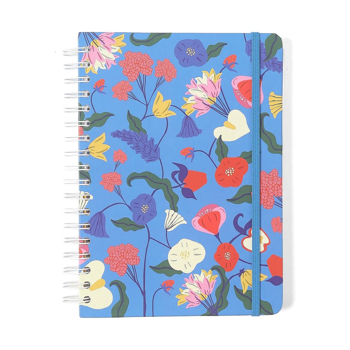 Caderno Colegial Espiral Doce Florada Pautado para Estudos e Anotações - Cícero