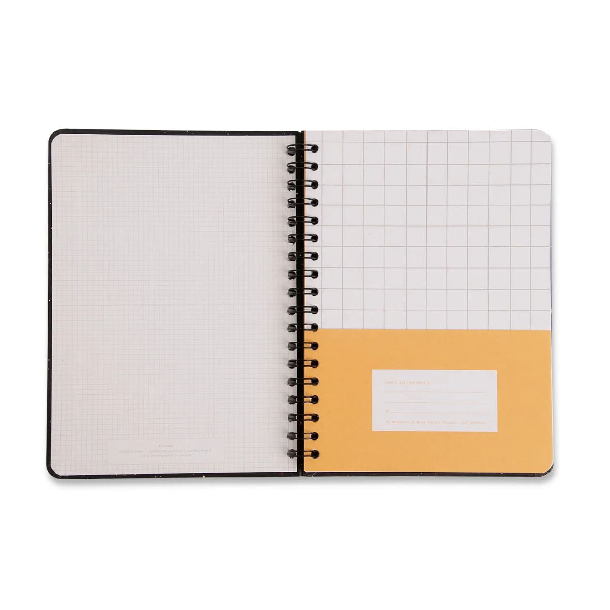 Caderno Colegial Espiral Doce Florada Pautado para Estudos e Anotações - Cícero