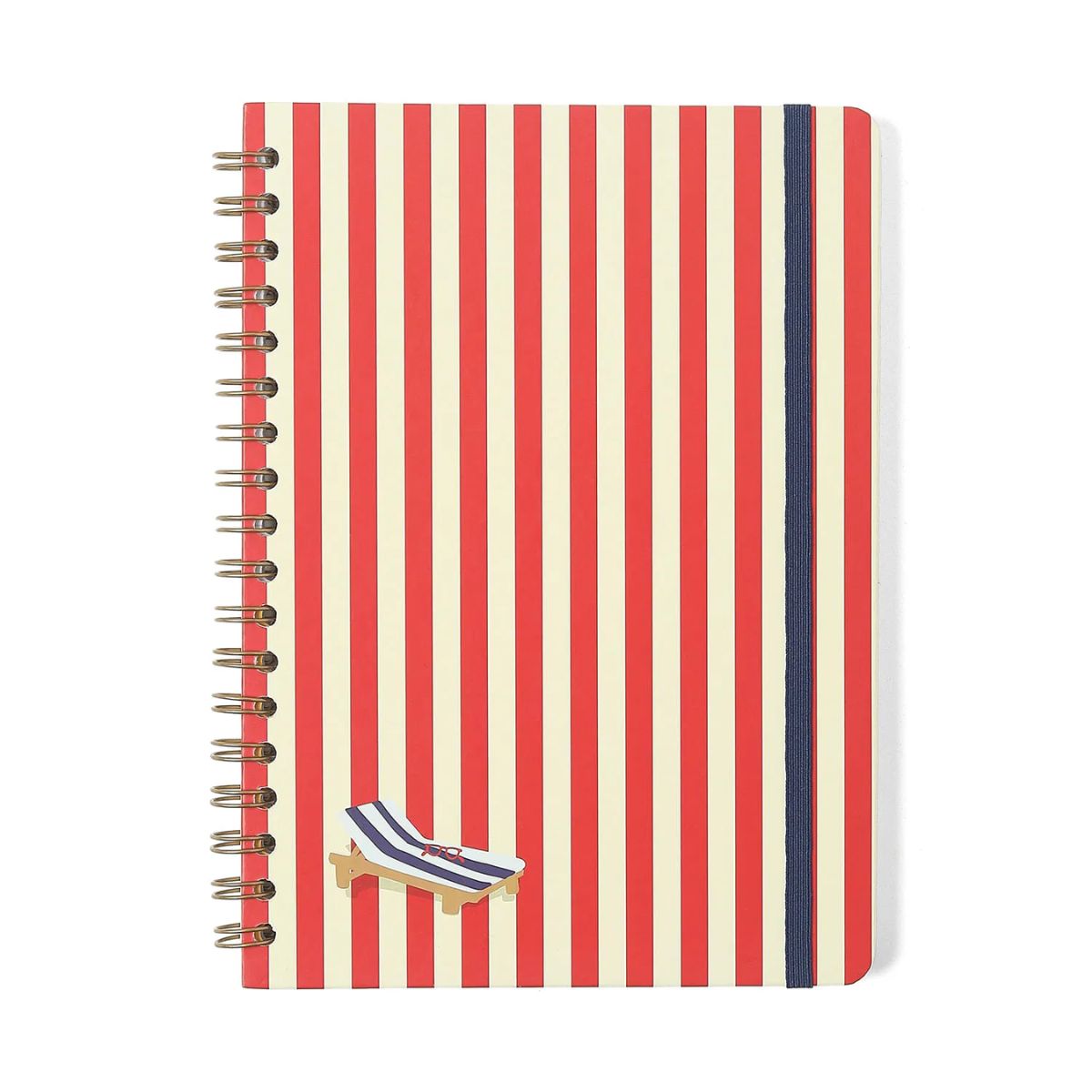 Caderno Colegial Espiral Praia Pautado para Estudos e Anotações - Cícero