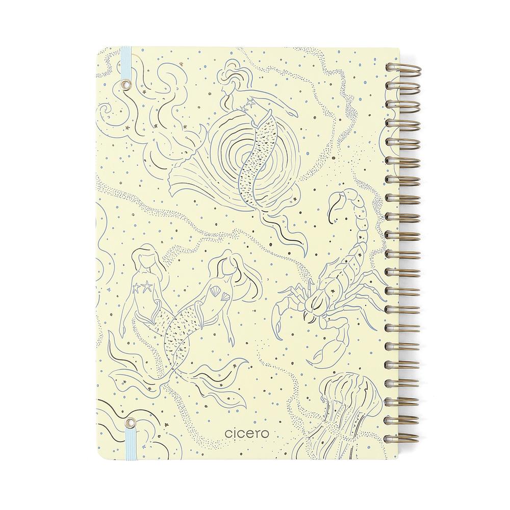 Caderno Universitário Espiral 63g/m² 20x27,5cm com 160 Folhas Pautado - Origens - Cícero