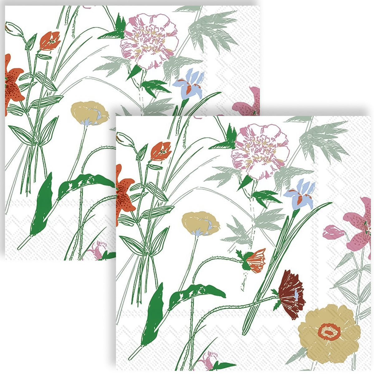Guardanapo para Decoupage Ihr Jardim de Flores com 20 Unidades