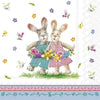 Guardanapo para Decoupage Ihr Casal de Coelhos Feliz Pascoa com 20 Unidades