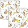 Guardanapo para Decoupage Ihr Coelhos e Pintinhos Amigos de Pascoa com 20 Unidades