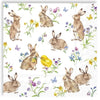 Guardanapo para Decoupage Ihr Coelhos e Pintinhos Amigos de Pascoa com 20 Unidades