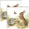 Guardanapo para Decoupage Ihr Coelhos e Borboleta com 20 Unidades