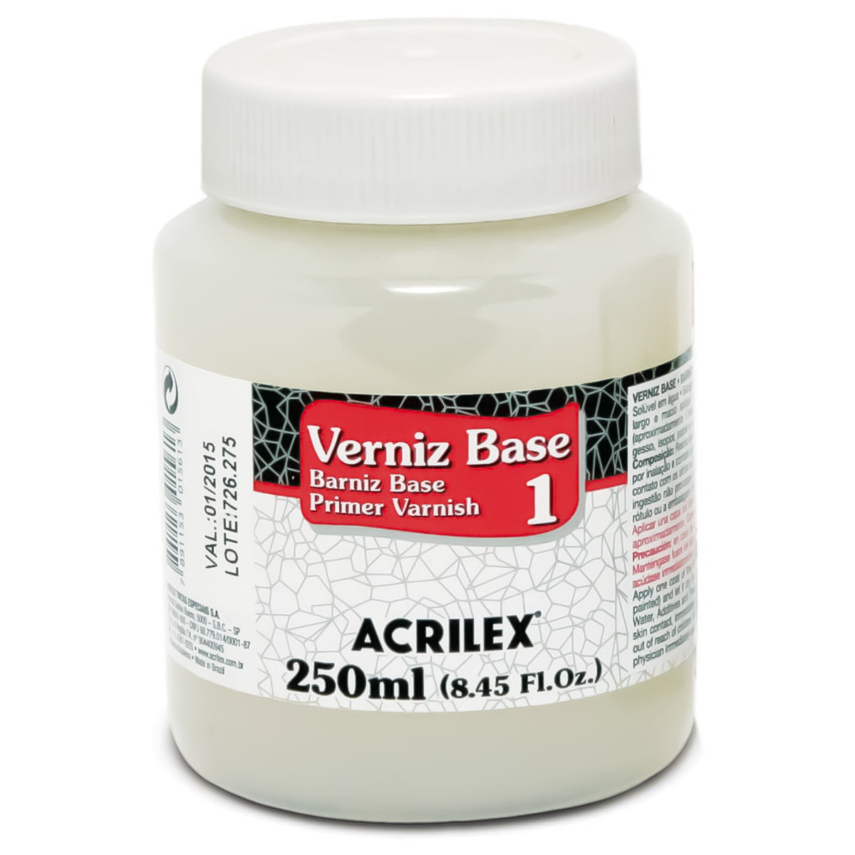 Verniz Base Craquelex Parte 1 Acrilex 250ml