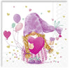 Guardanapo para Decoupage Ihr - Amor Divertido Lilas 02 Unidades