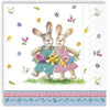 Guardanapo para Decoupage Ihr - Casal de Coelhos Feliz Pascoa 02 Unidades