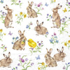 Guardanapo para Decoupage Ihr - Coelhos e Pintinhos Amigos de Pascoa 02 Unidades