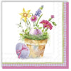 Guardanapo para Decoupage Ihr - Vaso com Flores e Ovo Pascoa 02 Unidades